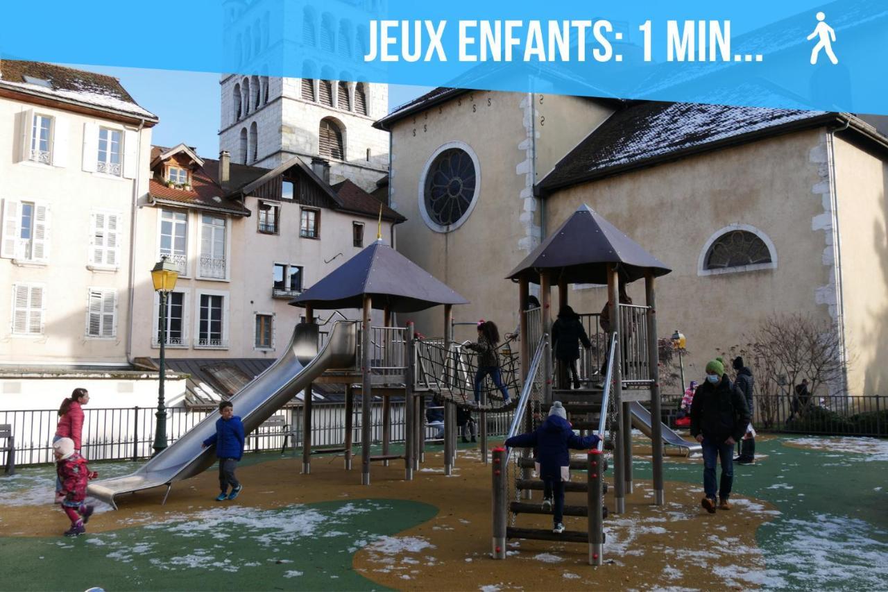 Le Paquier - Mycosyapart, Vieille Ville, Calme, Lac 100M, Netflix อานซี ภายนอก รูปภาพ