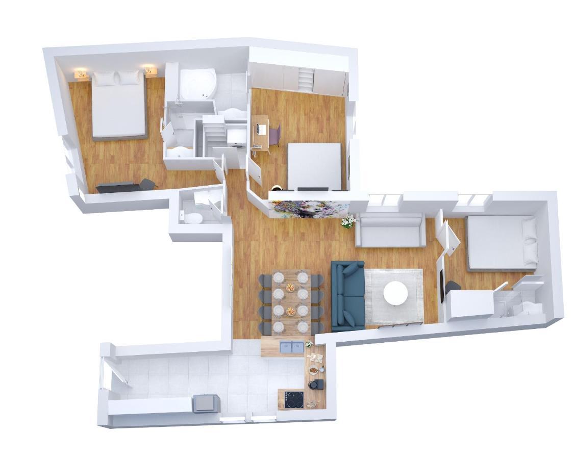 Le Paquier - Mycosyapart, Vieille Ville, Calme, Lac 100M, Netflix อานซี ภายนอก รูปภาพ